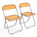 Clear Acrylic Folding Chairs 2 Pack N506864