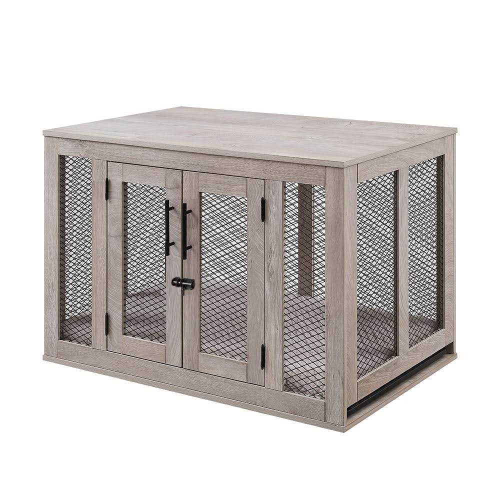 Dog Crate with Cushion and Tray T1143