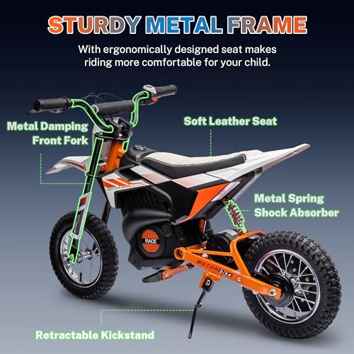 24V 250W Kids Electric Dirt Bike with Air-Filled Tires I368