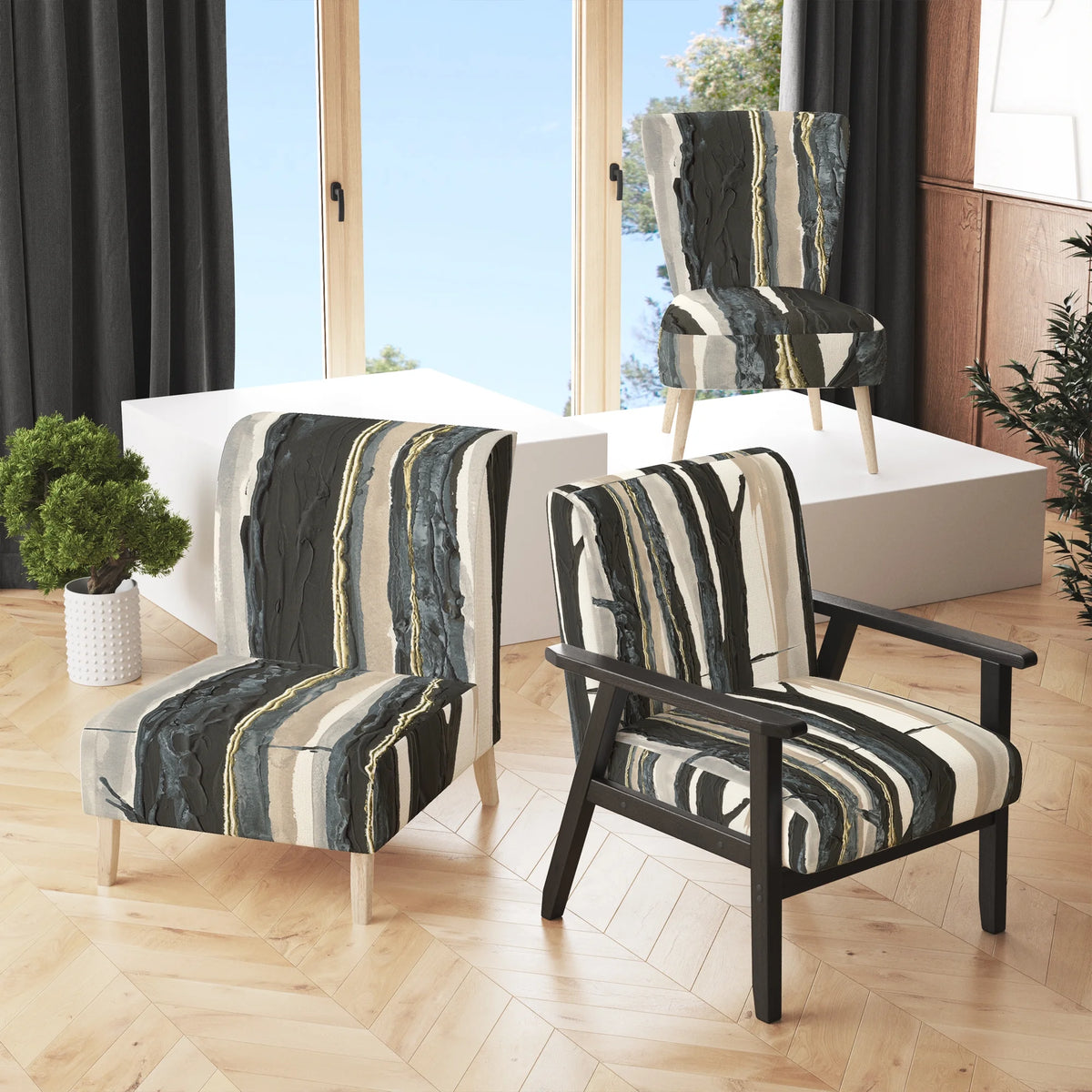 Upholstered Accent Chair S2278