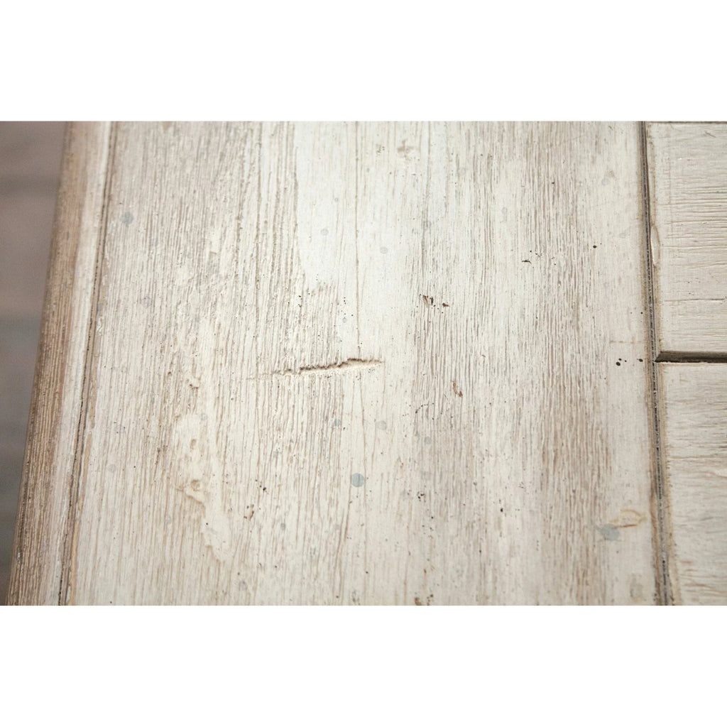 Farmhouse White Wood Coffee Table M409