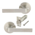 Stainless Steel Privacy Door Lever Set G553
