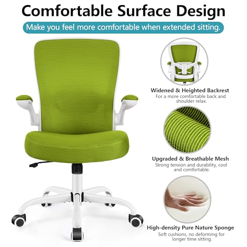 Ergonomic Mesh Office Chair with Lumbar Support Black O7267