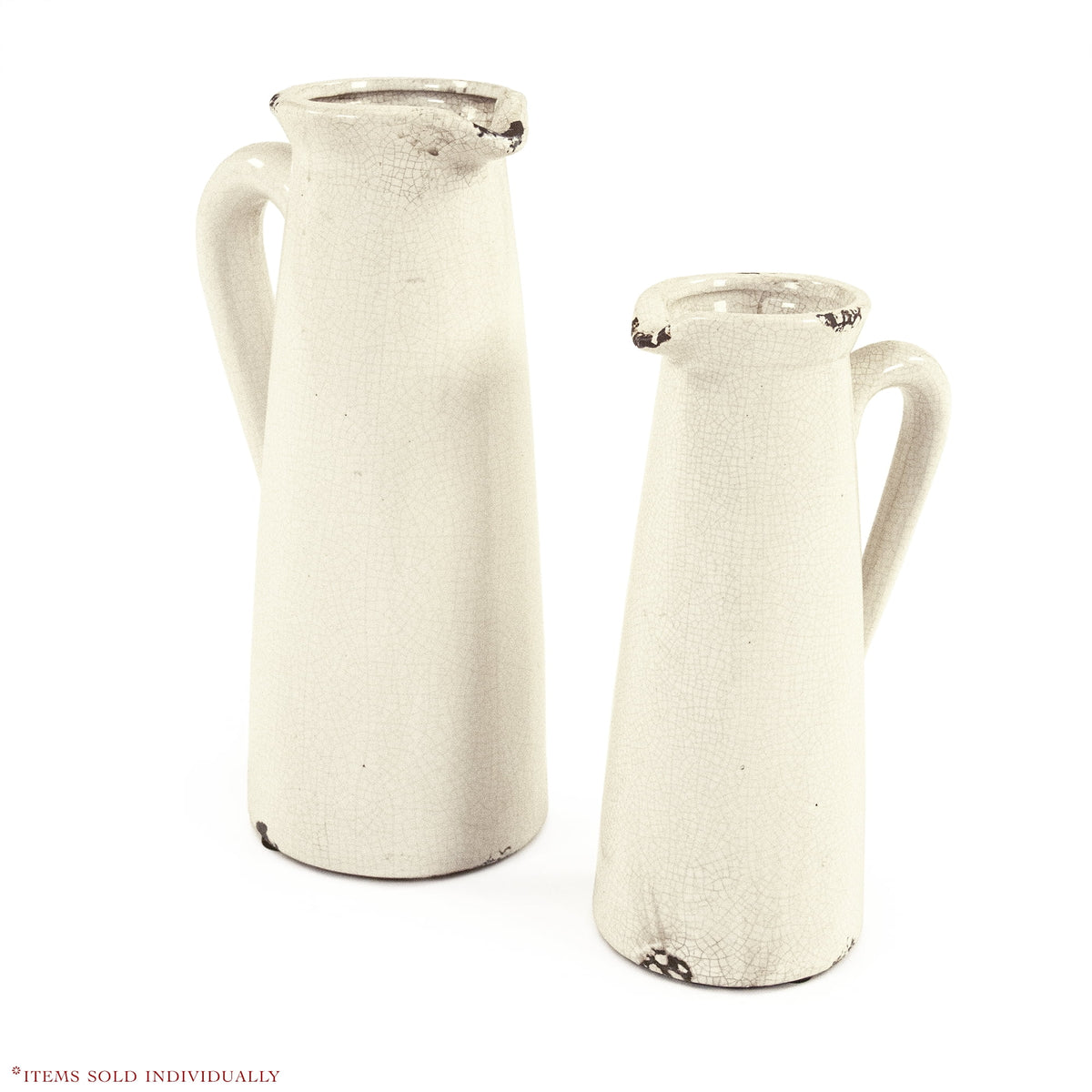 White Narrow Pitcher A3888