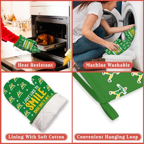 Christmas Oven Mitts and Pot Holders 2Pcs P26180
