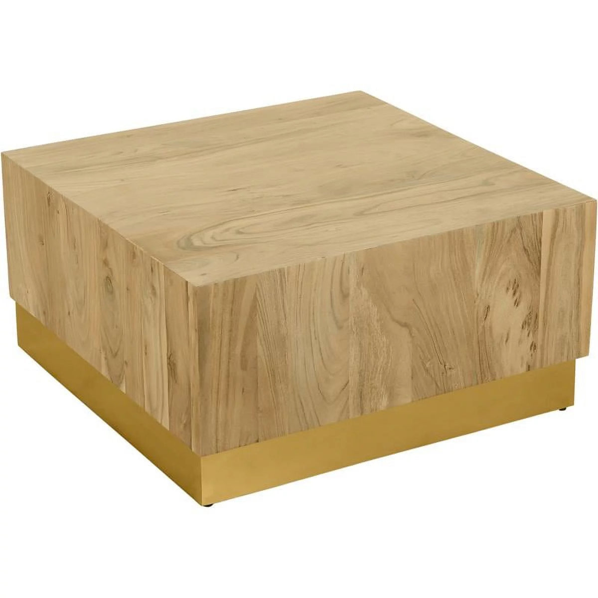 Solid Acacia Wood Metal Coffee Table H797