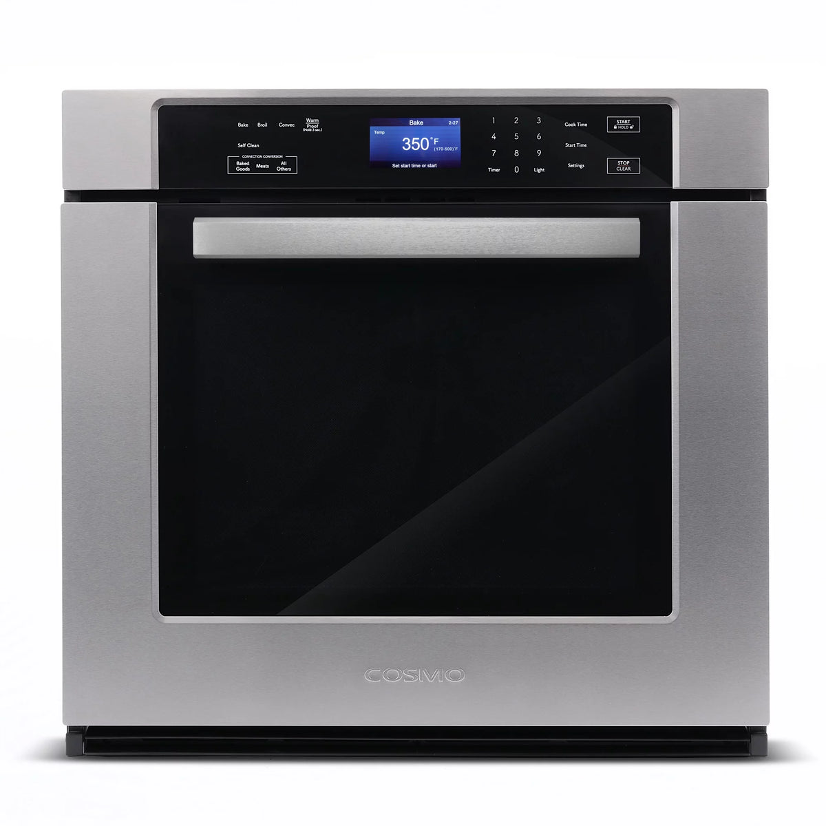 3 Piece Kitchen Appliance Package with Electric Cooktop Range Hood and Wall Oven M9664