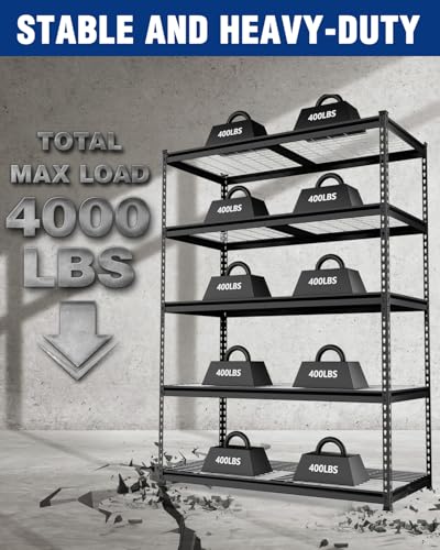 5-Tier Heavy Duty Metal Shelving Unit Q220790