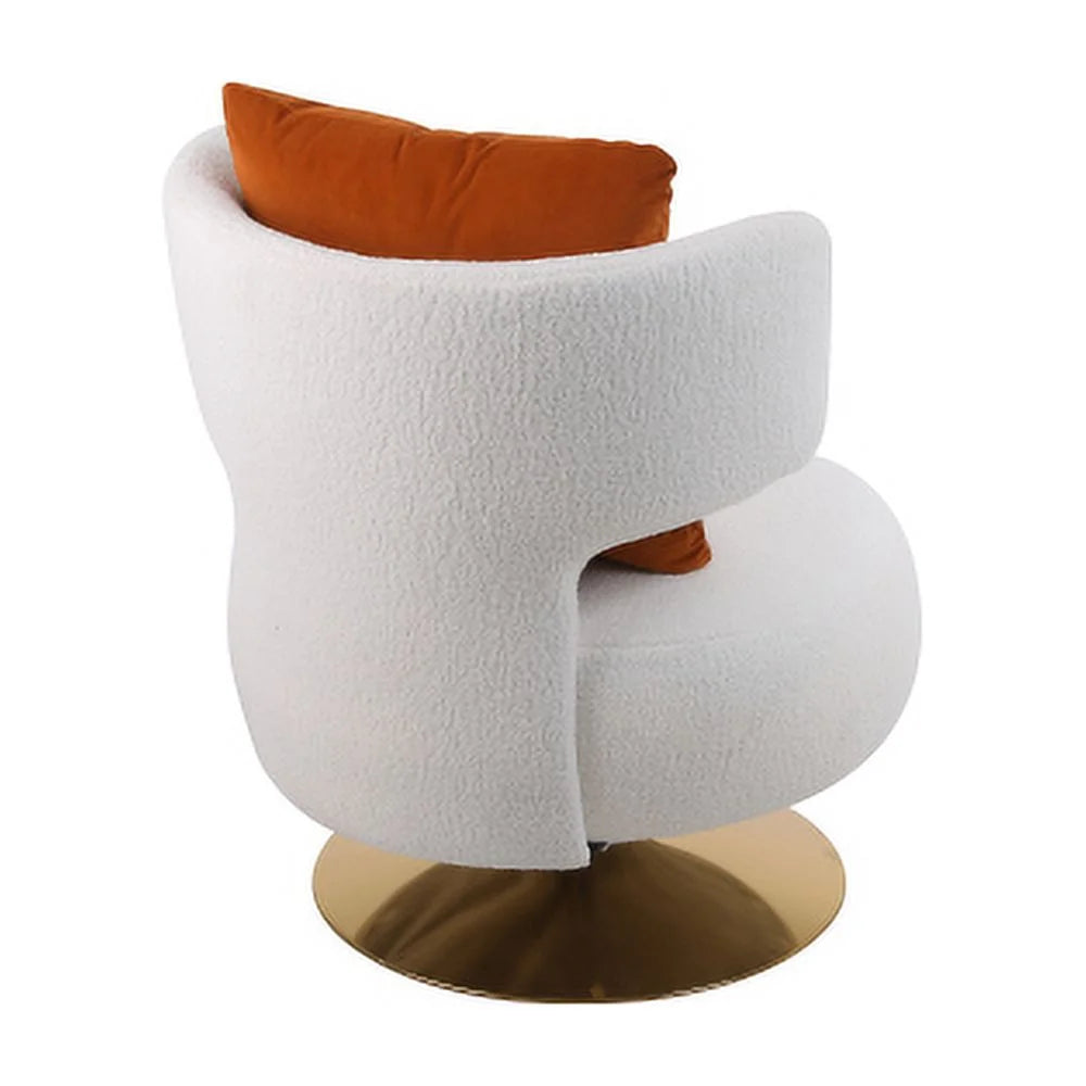 Swivel Accent Chair Armchair Fabric B836909