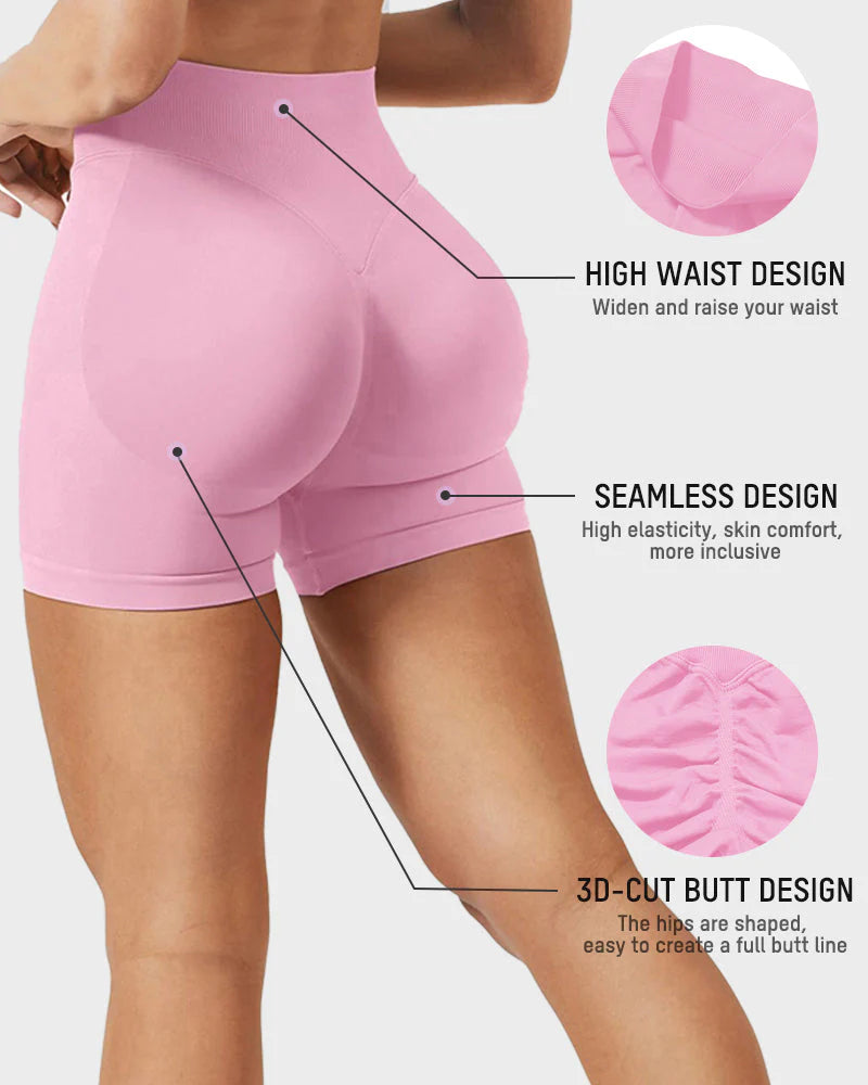 High-Waist Seamless Shorts J7238