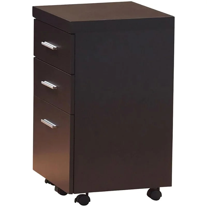 3 Piece Set with Computer Desk File Cabinet Bookcase W4086