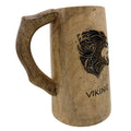 Vintage Engraved Wooden Beer Mug T235236
