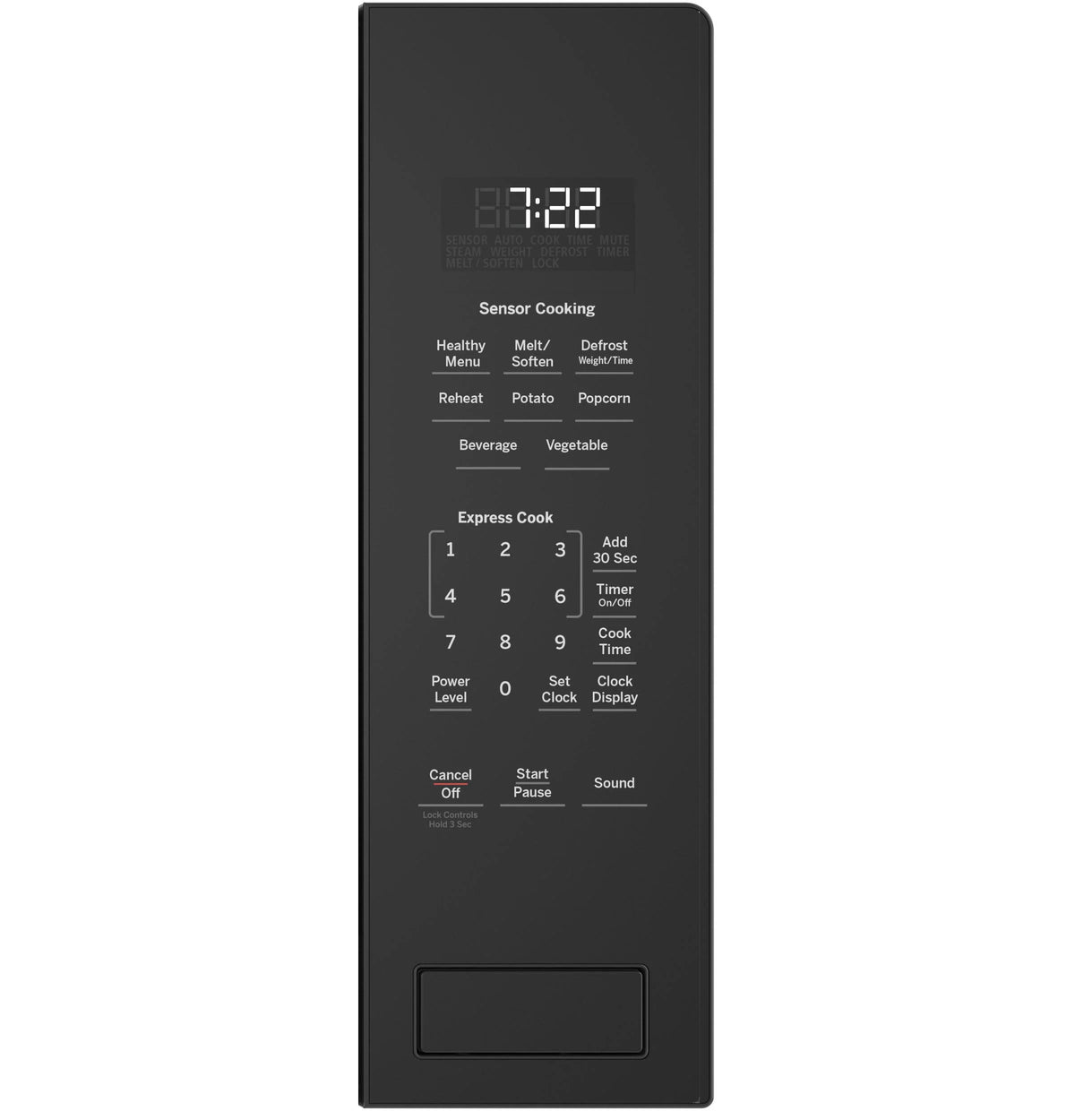 2.2 Cu. Ft. Black Built-in Microwave R491
