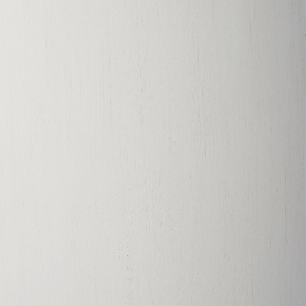 Distressed White Corner Storage Cabinet B14754