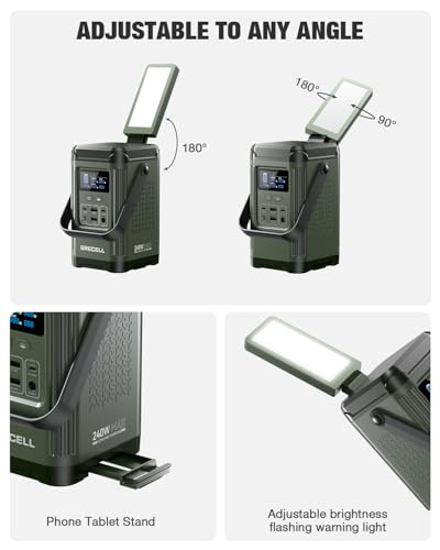 240W Portable Power Station 153.6WH Solar Generator G6979