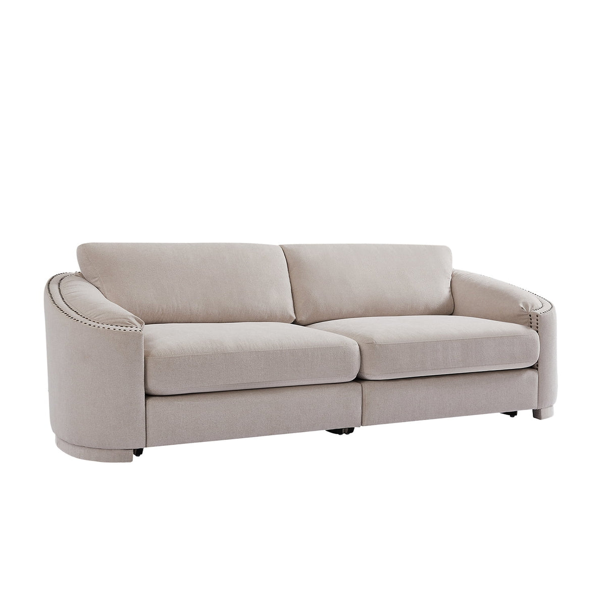 Beige 2 Seat Loveseat Sofa S428