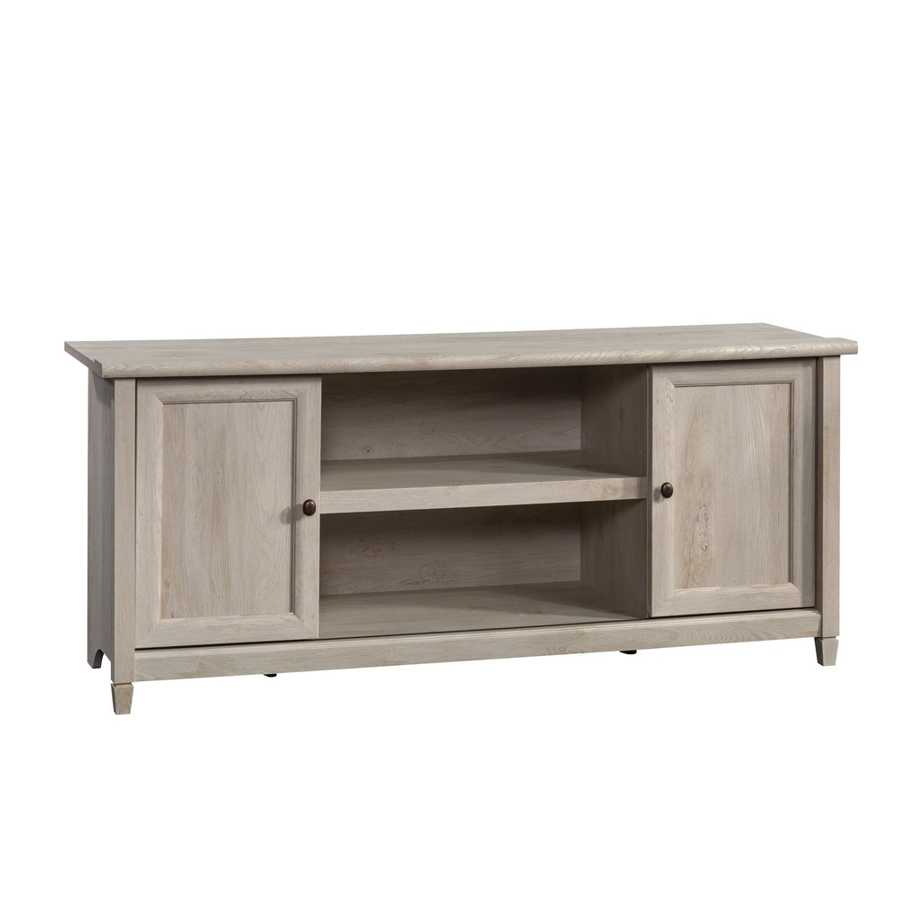Chalked Chestnut Finish TV Stand with Shelves & Sliding Doors M79206
