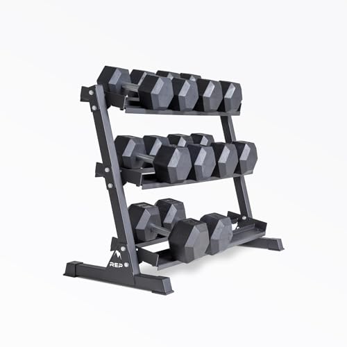55lb-75 lb Rubber Hex Dumbbell Set L354