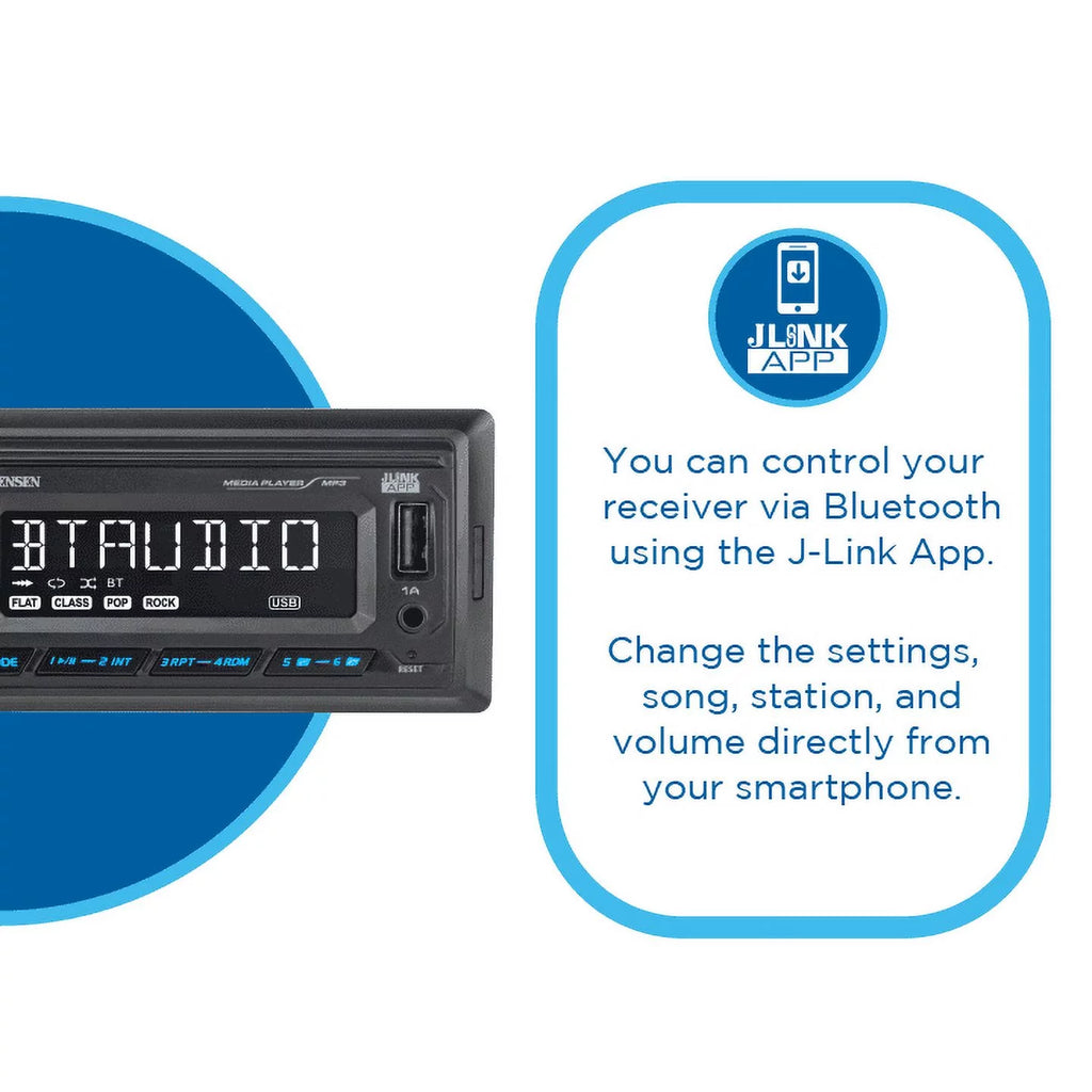 Single DIN Car Stereo Radio with Bluetooth B875714