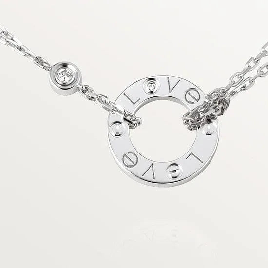 Love Necklace With 2 Diamonds H14175