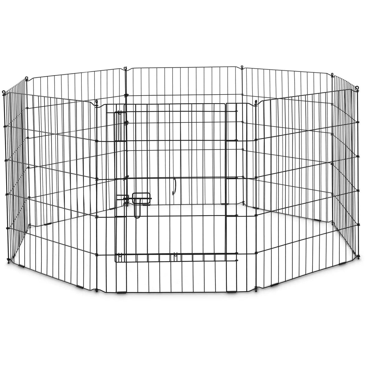 Adjustable Black Exercise Pen for Dogs Z506088