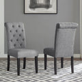 Gray Dining Chair Set of 2 T451