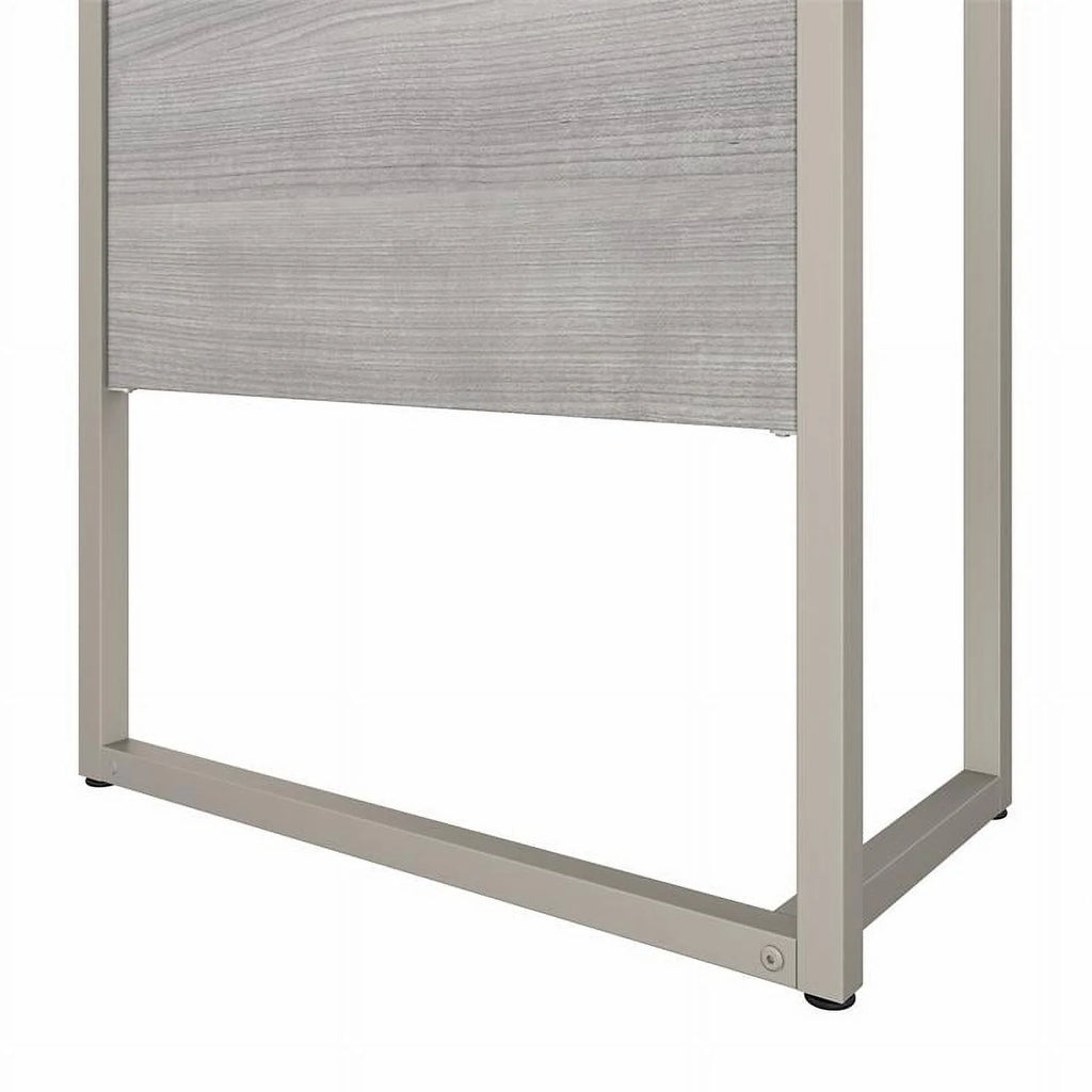 42W x 24D Desk Return/Bridge in Platinum Gray U112609