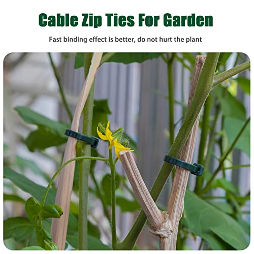 6 inch Green Nylon Zip Ties L4924