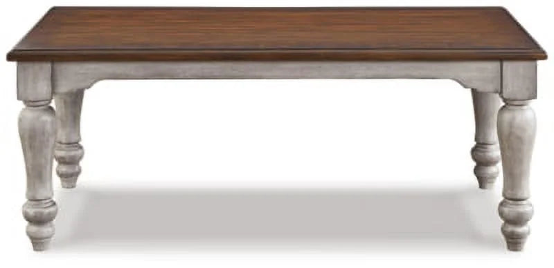 Antique Gray Brown Coffee Table G156