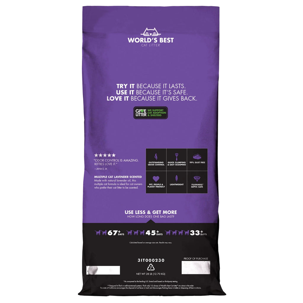 Lavender Scented Cat Litter 28 lb X324100