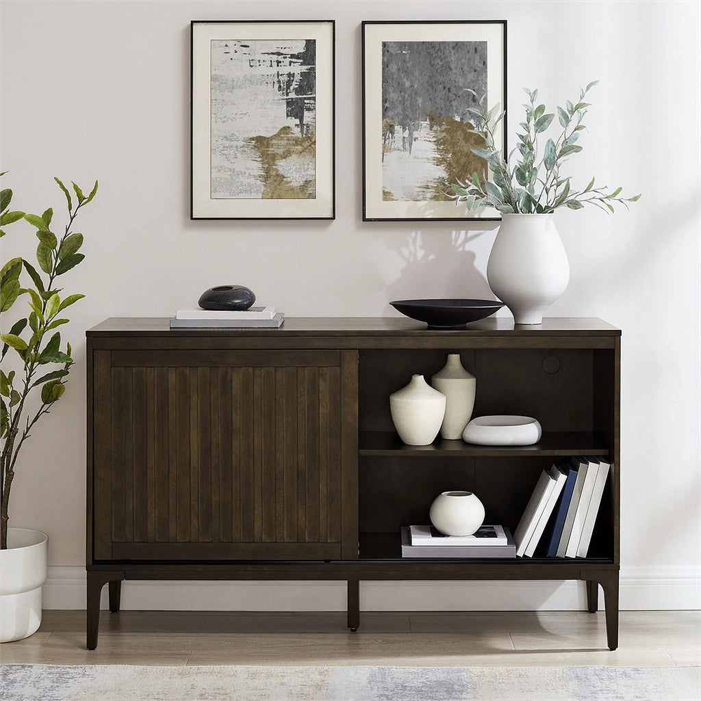 Dark Brown Wood Sideboard O2419