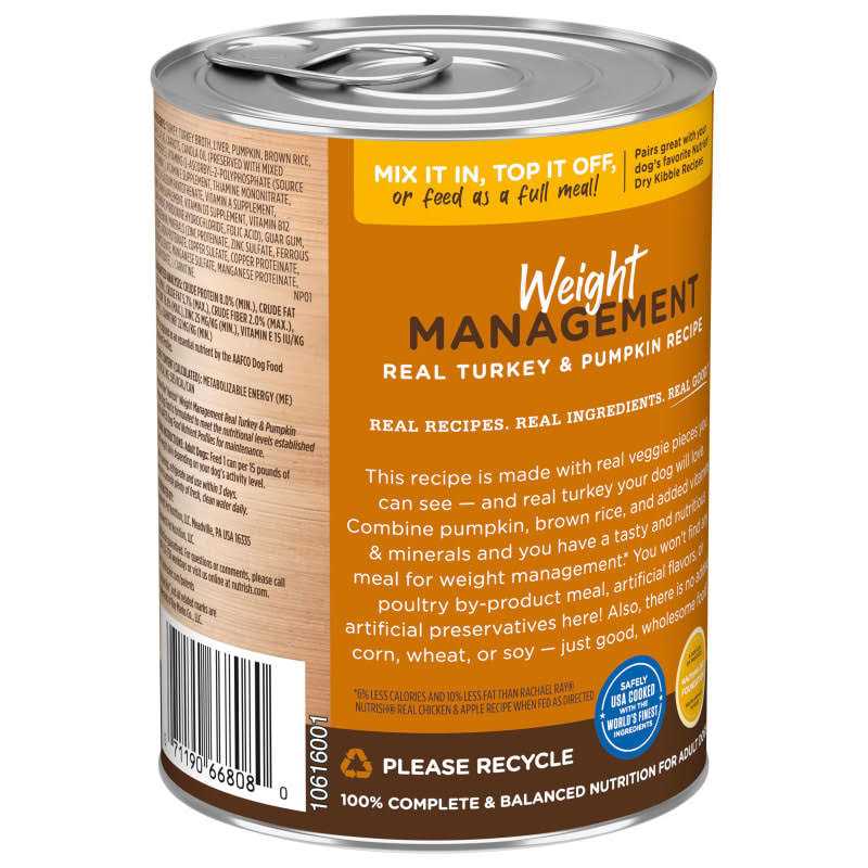Real Turkey & Pumpkin Recipe Wet Dog Food F6237