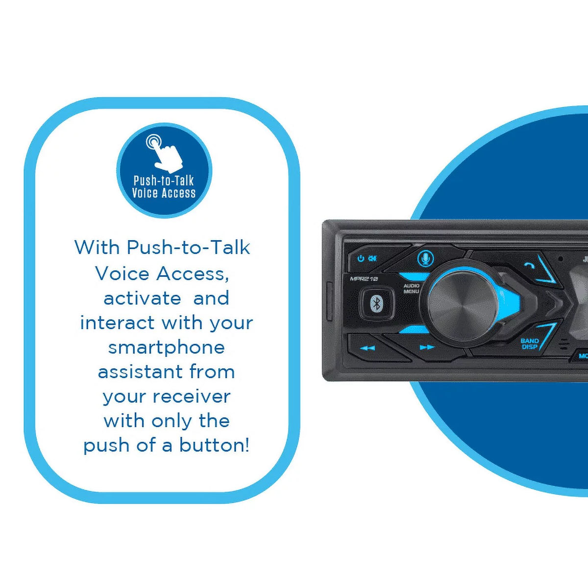 Single DIN Car Stereo Radio with Bluetooth B875714