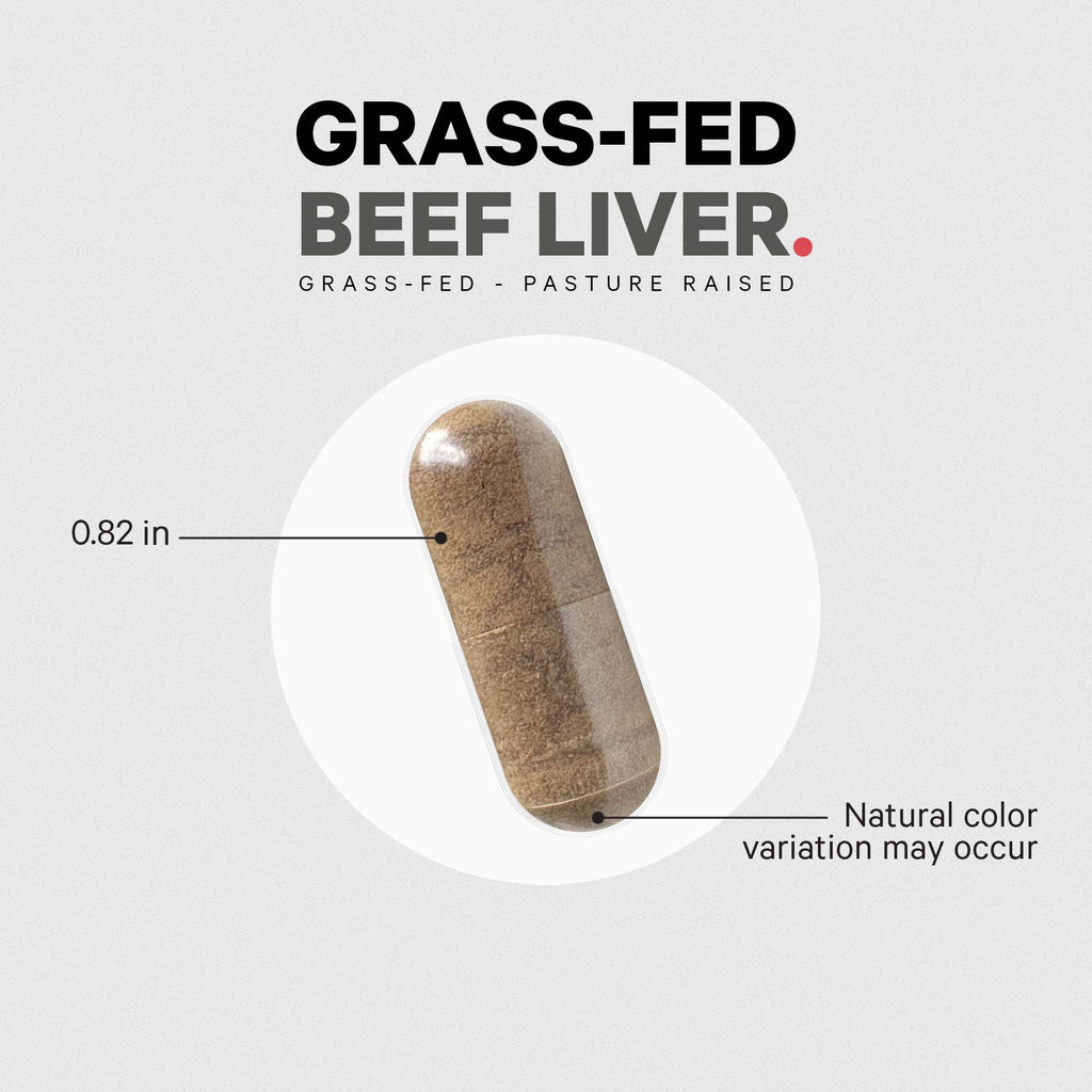 Grass-Fed Beef Liver Freeze-Dried Supplement, 180 ct Z367