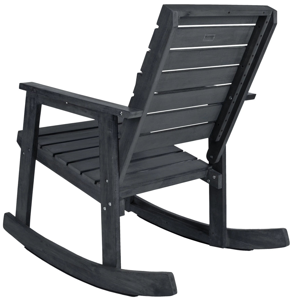 Dark Slate Grey Acacia Rocking Chair R540188