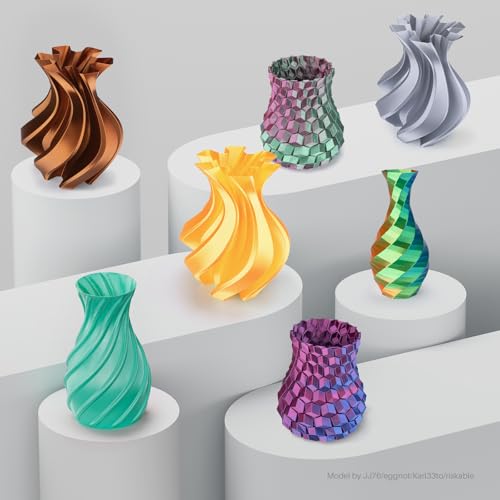 Silk PLA Filament 1.75mm Dual Color Blue Green 1KG Q705422