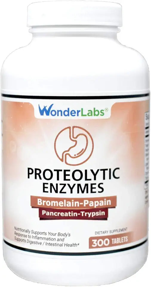 Proteolytic Enzymes 550 mg Total with Amylase Lipase Protease 300 Tablets H83013