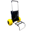 Blue Airless Balloon Wheels Aluminum Beach Cart Dolly T687576