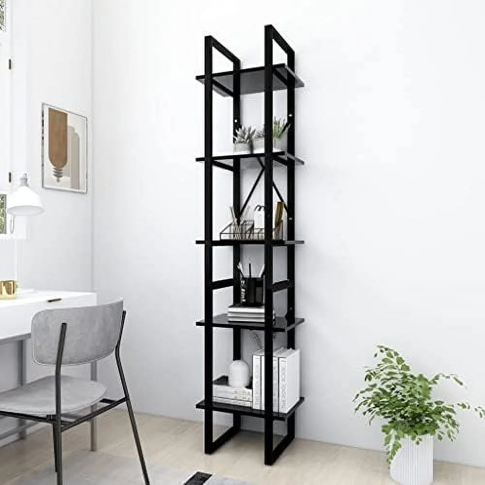 5-Tier Sonoma Oak Engineered Wood Book Cabinet G9432