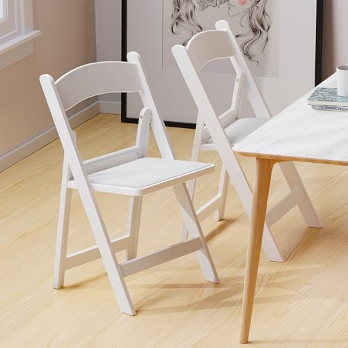 4 Pack Resin Folding Chair with Vinyl Padded Seat F893
