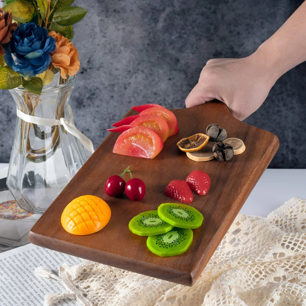 Acacia Wooden Cutting Board with Grip Handle H85836