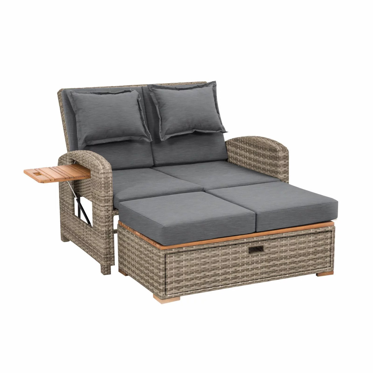 Solid Teak Wood Outdoor Modular Daybed K8842