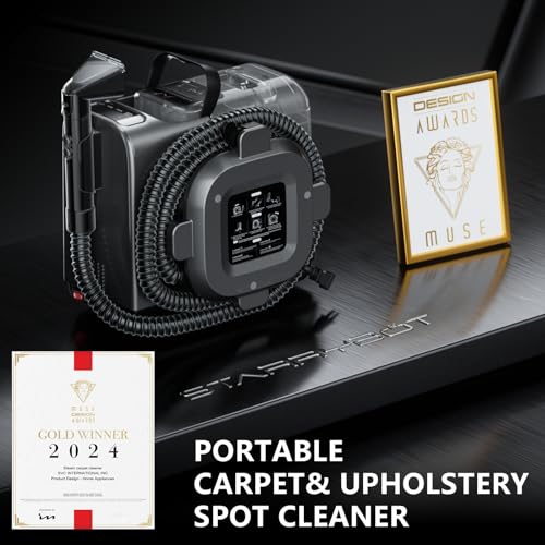 Portable Carpet & Upholstery Cleaner with Steam and Heating V8040