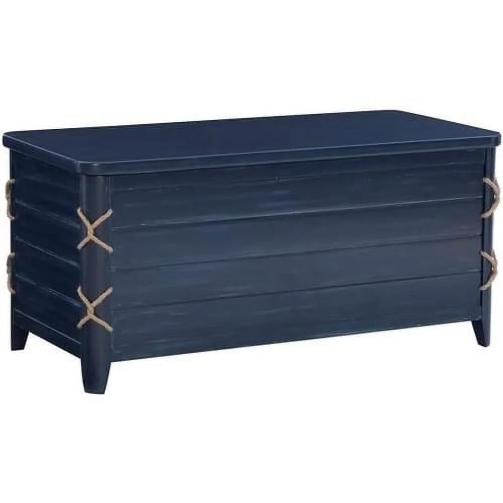 Blue Wood Storage Chest V628259