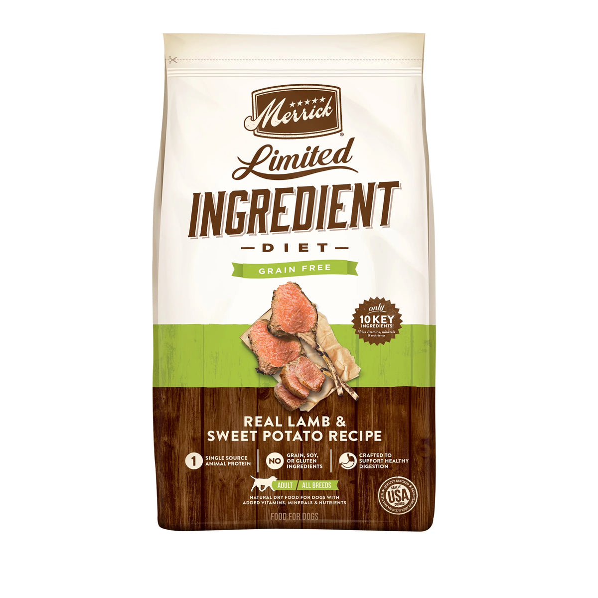 Limited Ingredient Lamb & Sweet Potato Grain Free Dry Dog Food 22 lb Bag O54313