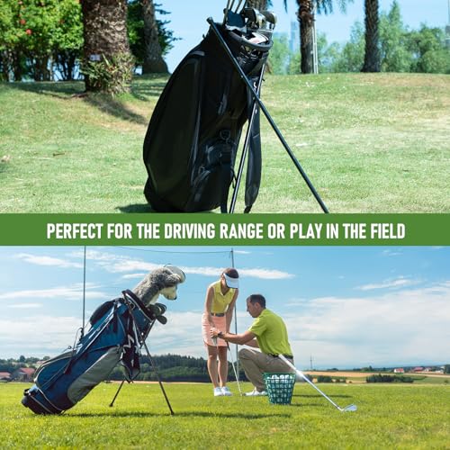 Black Golf Bag Stand Attachment with Carry Bag Q996