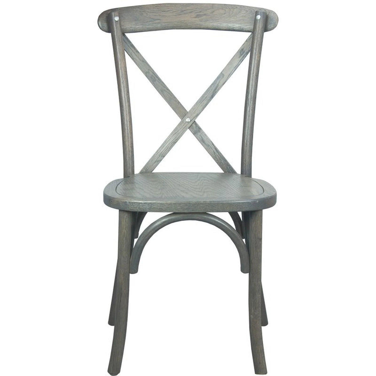 Gray X-Back Chair B55378