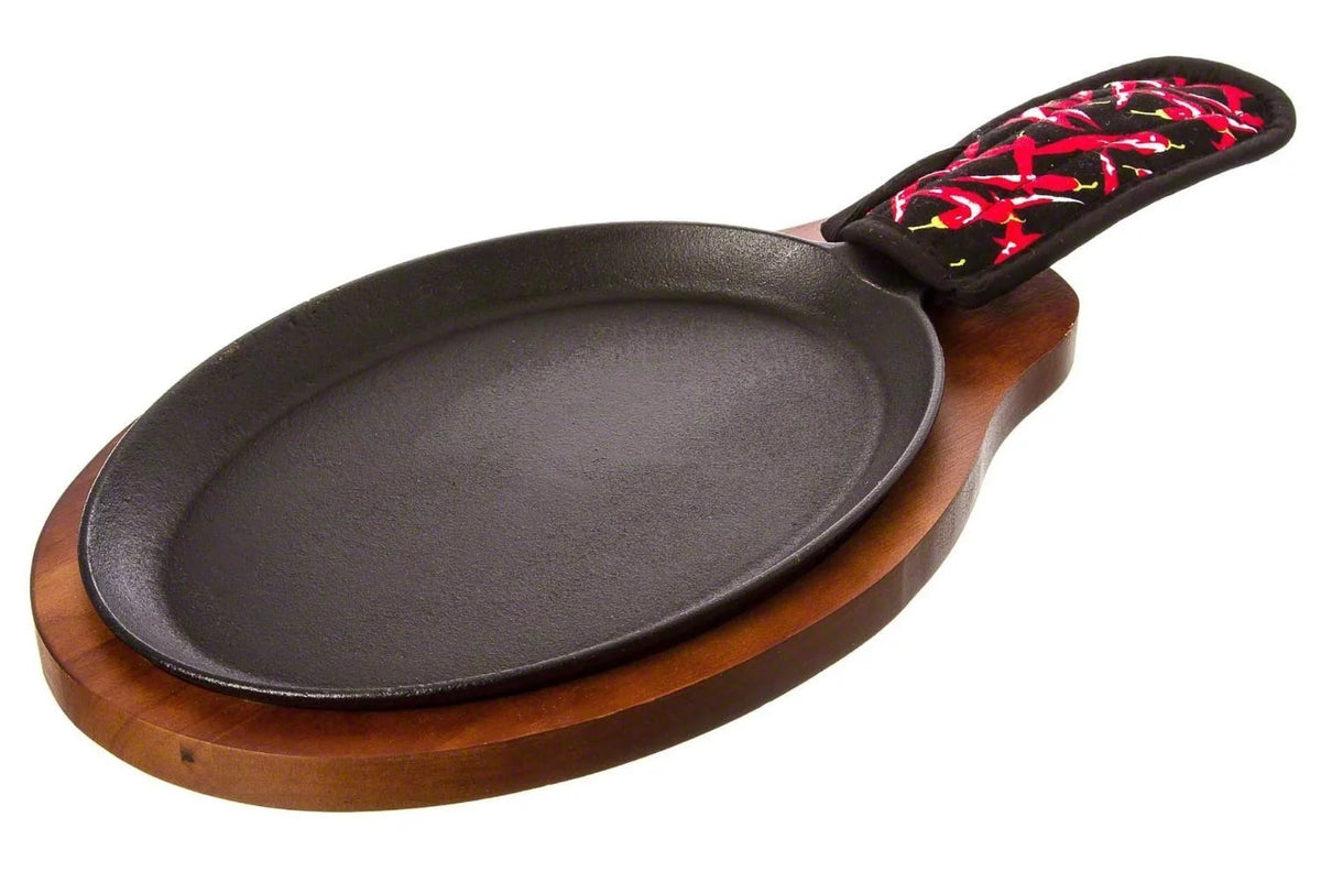 Cast Iron Steak Platter with Handle Y2908