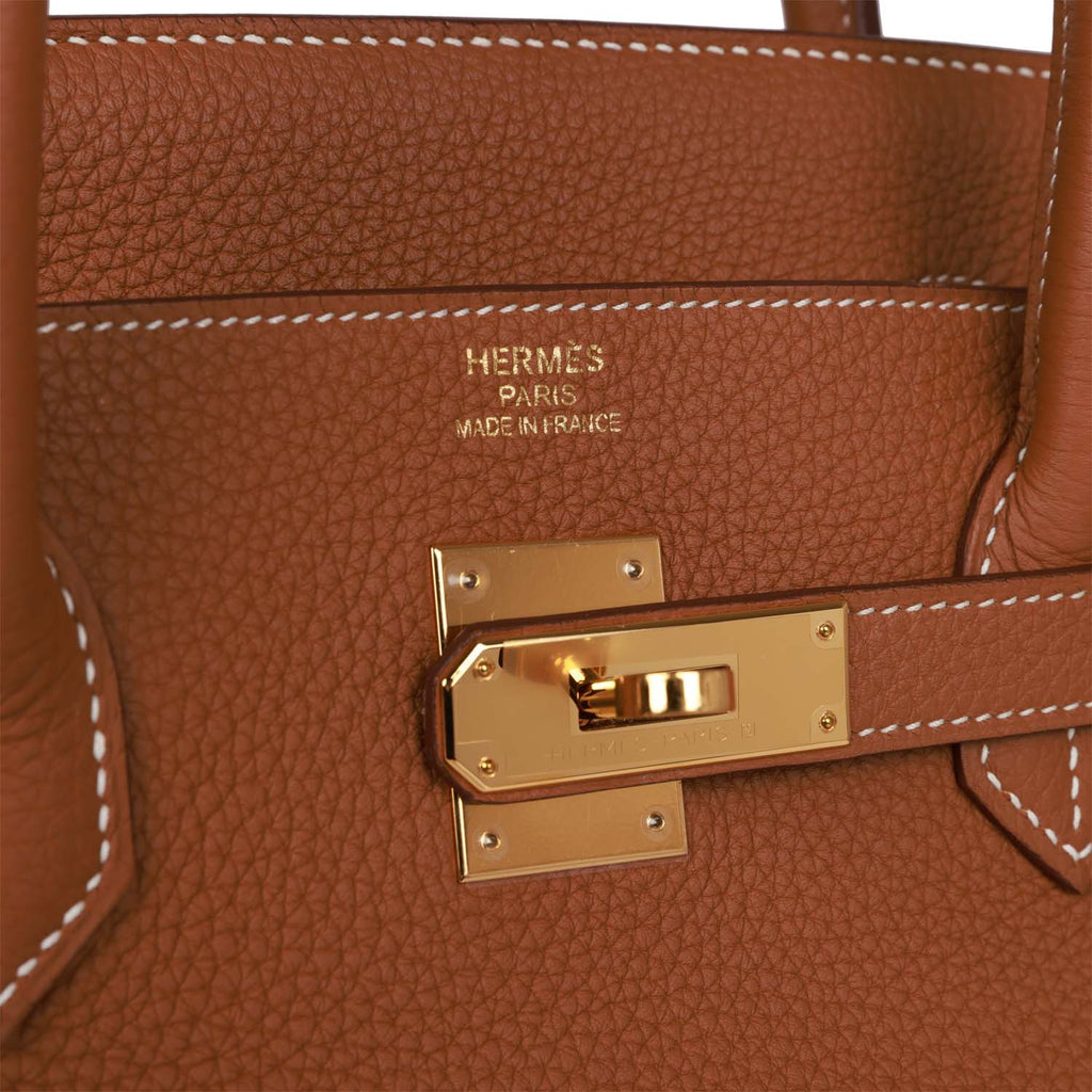 Pre-owned Gold Togo Leather Bag L1870