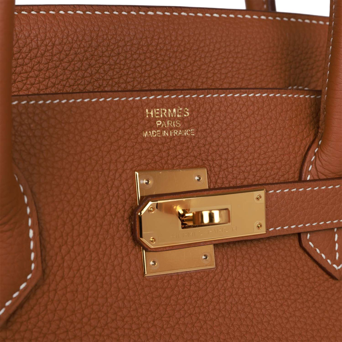 Pre-owned Gold Togo Leather Bag L1870